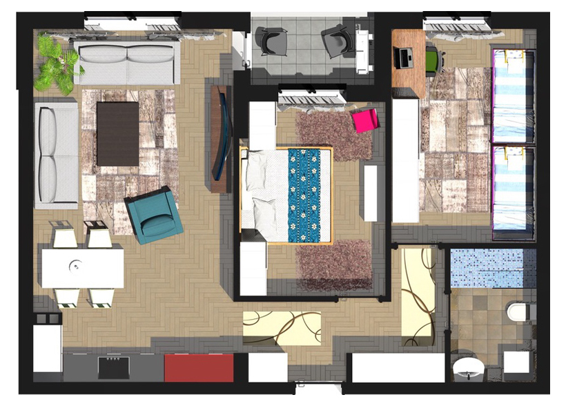 plan home tower1